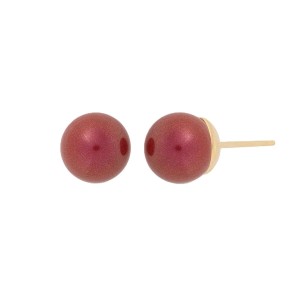Ladies' Earrings Majorica 00324.04.1.E00.906.1 Red