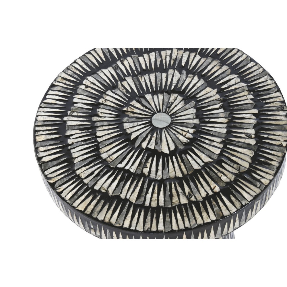 Table d'appoint Home ESPRIT Noir Doré 40 x 40 x 48 cm