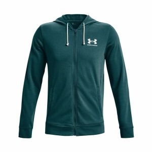 Sportjackefür Herren Under Armour Rival Terry grün