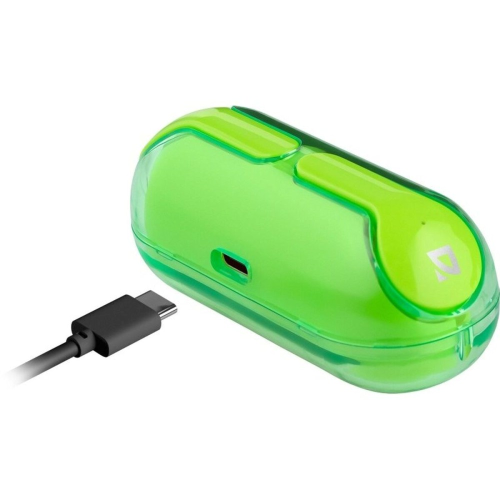 Écouteurs Sans Fil avec Étui de Charge Defender TWINS 916 Vert