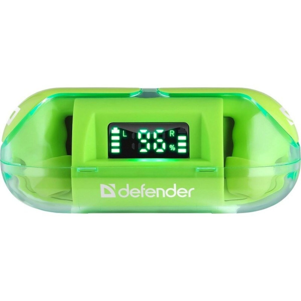 Wireless Earphones with Charging Case Defender TWINS 916 Green