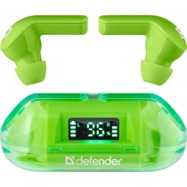 Kabellose Kopfhörer mit Ladebox Defender TWINS 916 grün