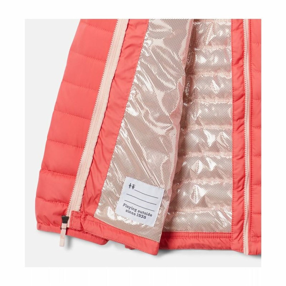 Children's Sports Jacket Columbia Powder Lite™ Salmon