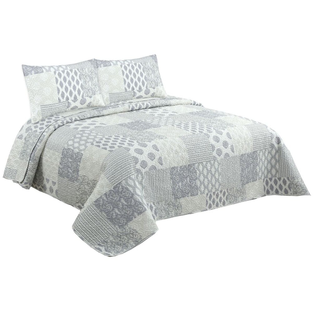 Steppdecke DKD Home Decor Beige Double size 240 x 260 x 1 cm