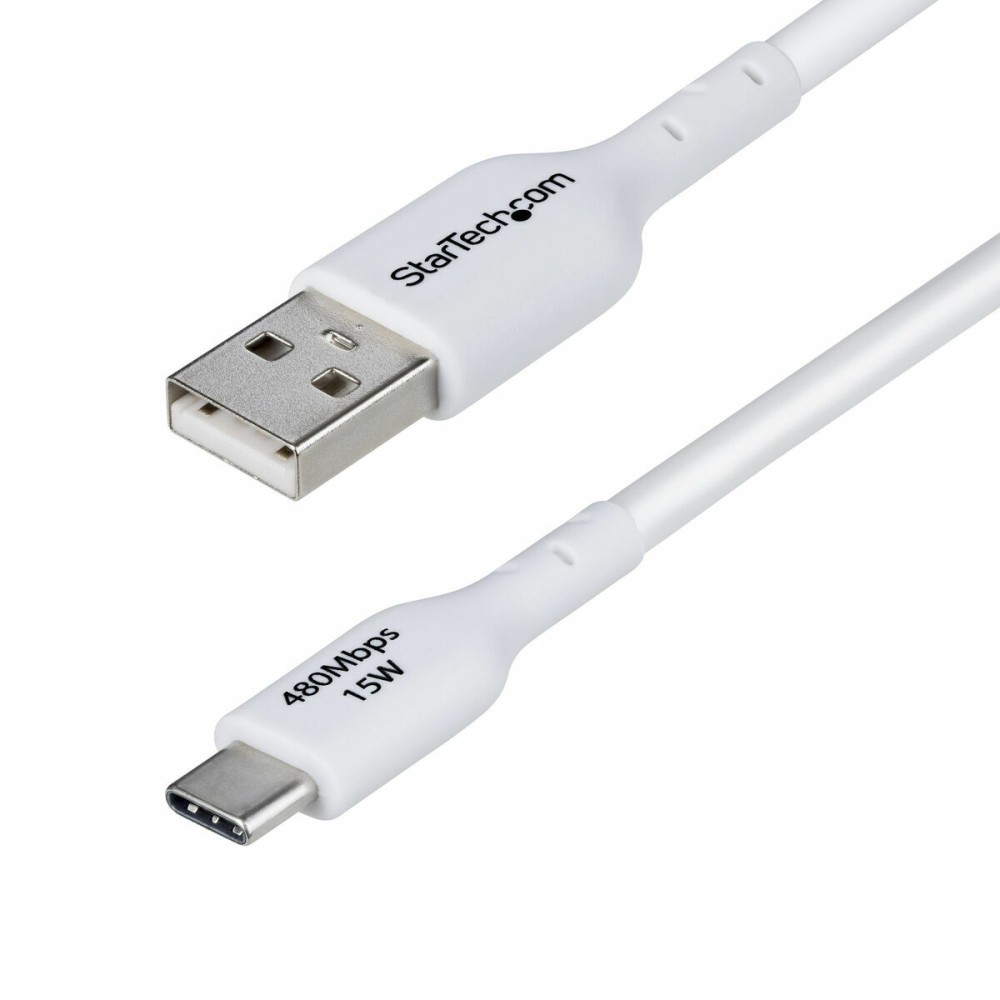 USB-Kabel Startech USB2AC3MNCWHE Weiß 3 m