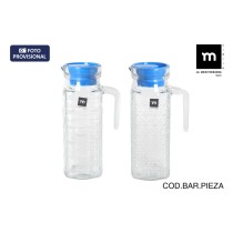 Jar with Lid and Dosage Dispenser La Mediterránea Chrystie Glass (12 Units)