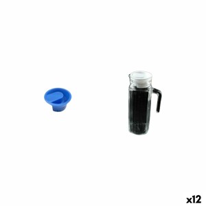 Jar with Lid and Dosage Dispenser La Mediterránea Chrystie Glass (12 Units)