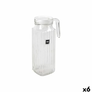 Carafe avec Couvercle et Doseur La Mediterránea Chrysler verre (6 Unités)