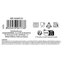 Jar with Lid and Dosage Dispenser La Mediterránea Chrysler Glass (6 Units)