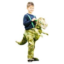 Verkleidung für Kinder grün Dinosaurier 4-6 Jahre
