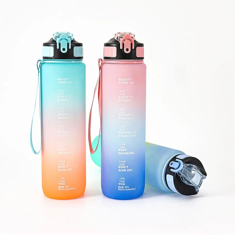 Bouteille d'eau Bewinner Multicouleur 800 ml 7,5 x 23,5 cm (12 Unités)