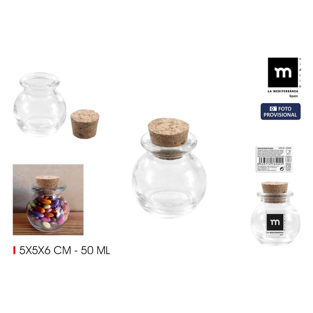 Glass Jar La Mediterránea (36 Units)