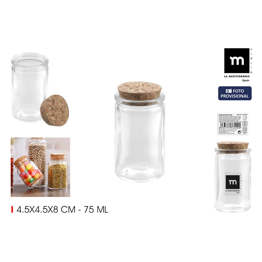 Glass Jar La Mediterránea (36 Units)
