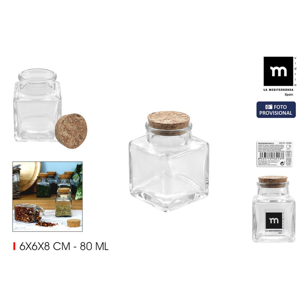 Glass Jar La Mediterránea (36 Units)