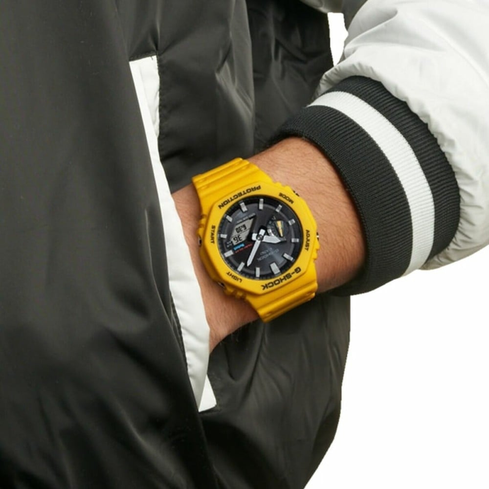 Men's Watch Casio GA-B2100C-9AER Yellow