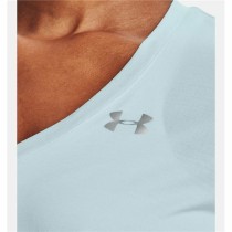 Women’s Short Sleeve T-Shirt Under Armour Tech Twist Light Blue