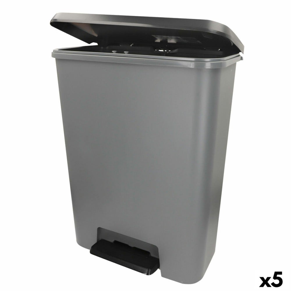 Mülltonne Curver Dunkelgrau Kunststoff 50 L (5 Stück)