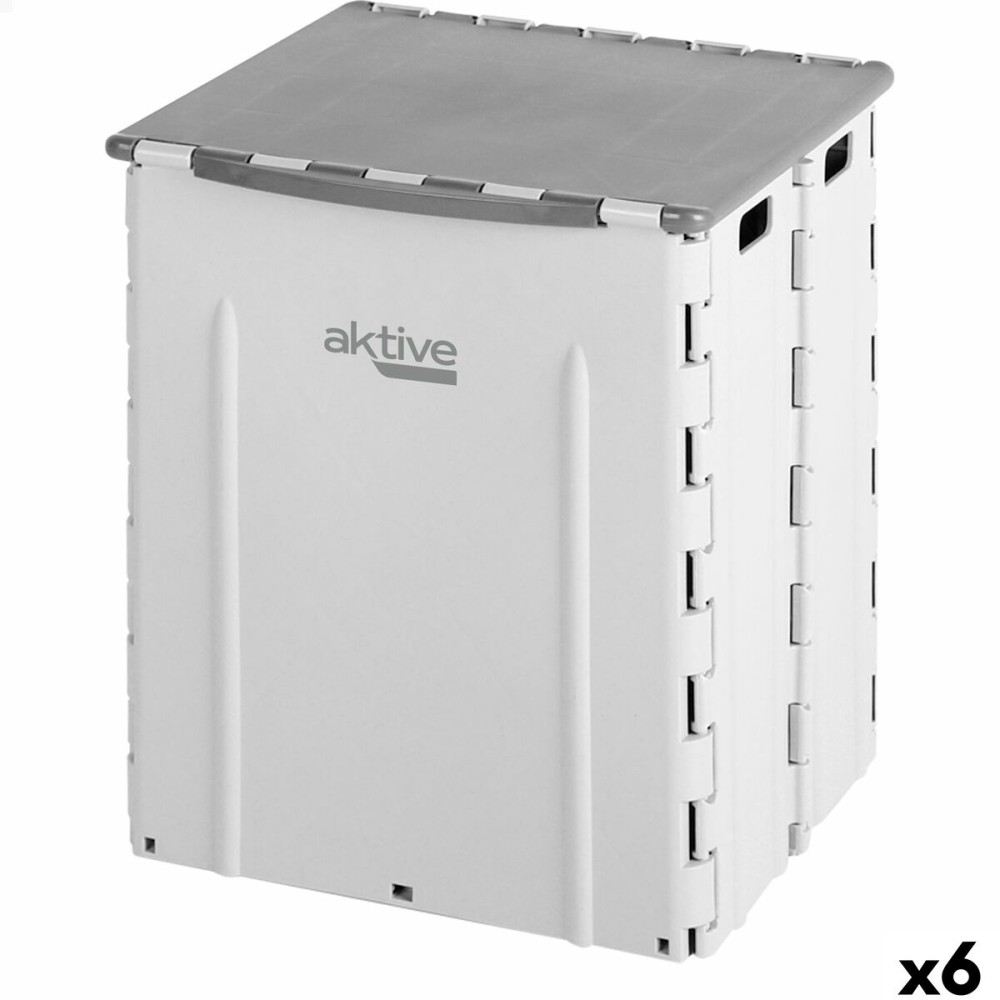 Poubelle Aktive polypropylène TPR 31 x 38 x 27 cm (6 Unités)