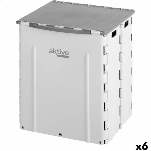 Poubelle Aktive polypropylène TPR 31 x 38 x 27 cm (6 Unités)