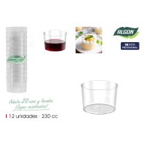 Set de Verres Algon Plastique 12 Pièces (12 Unités)
