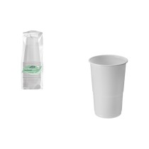 Set de Verres Algon Blanc 300 ml 20 Pièces (24 Unités)
