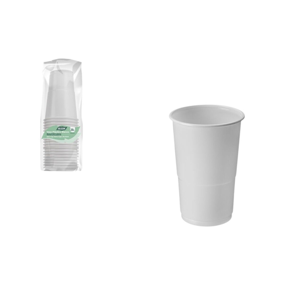 Gläserset Algon Weiß 300 ml 20 Stücke (24 Stück)