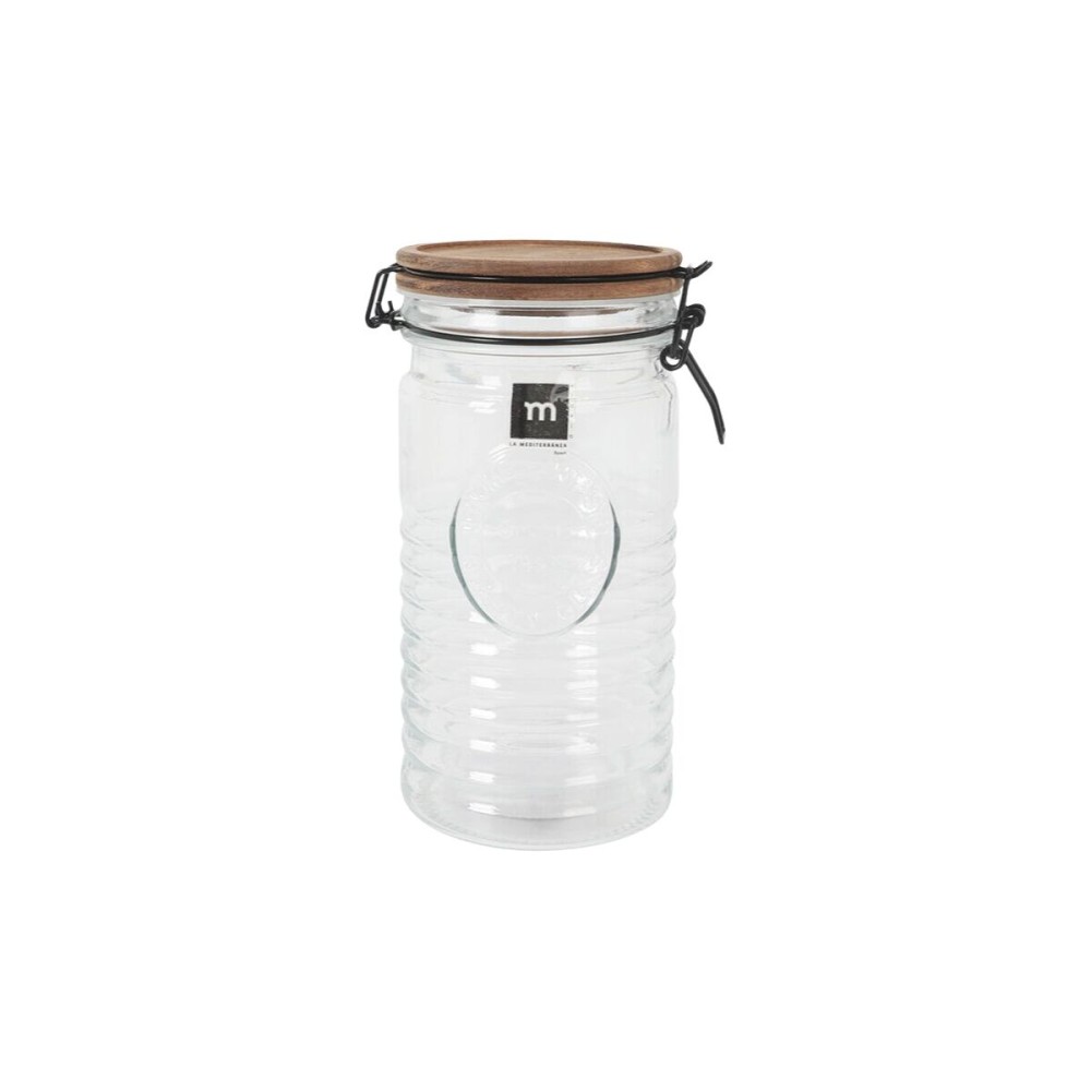 Glass Jar La Mediterránea ACACIA 1 L (12 Units)