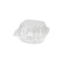 Mehrweg-Lebensmittelschalen Algon BURGER 13 x 13 x 6,9 cm (5 Stücke) (24 Stück)