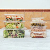 Reusable Food Trays Algon OPS 500 ml 6,5 x 13,3 x 5 cm (3 Pieces) (24 Units)