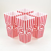 Behälter um das Popcorn zu servieren Algon 9,5 x 19,3 cm (24 Stück)