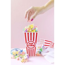 Behälter um das Popcorn zu servieren Algon 9,5 x 19,3 cm (24 Stück)