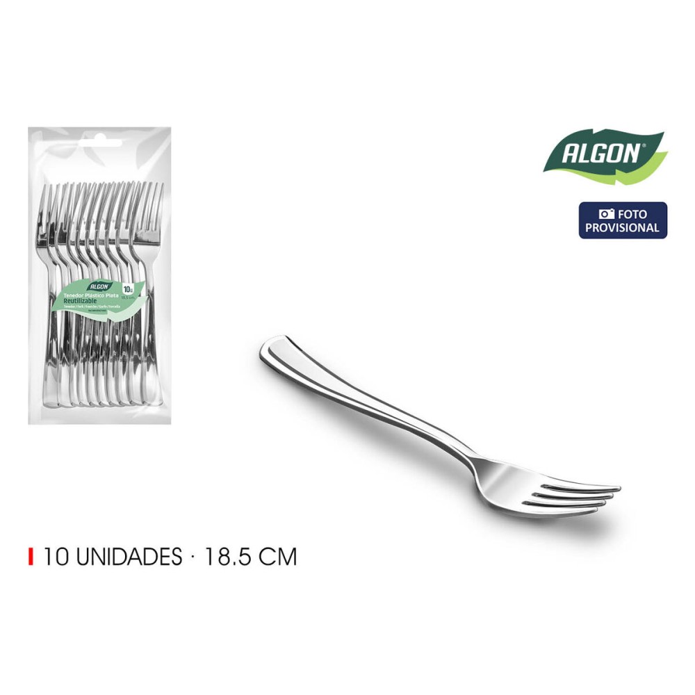 Ensemble de Fourchettes Algon 18,5 cm 10 Pièces (24 Unités)