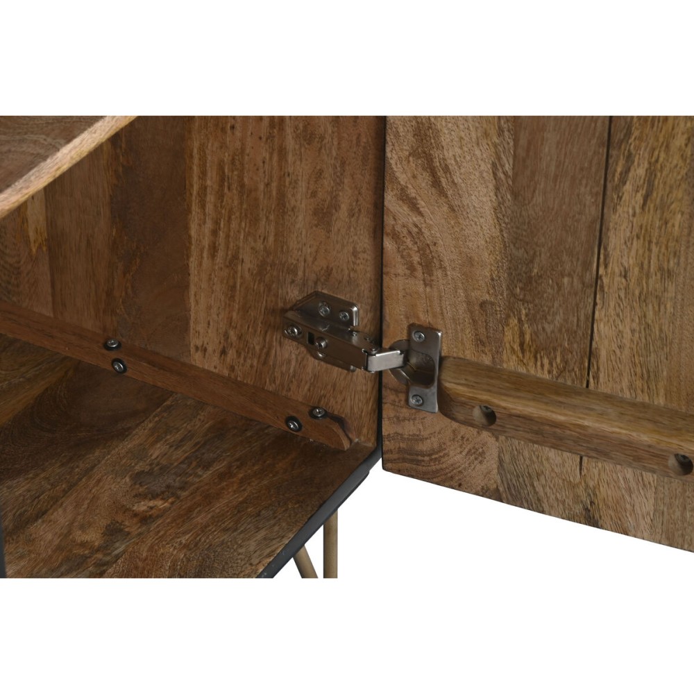 Anrichte Home ESPRIT Schwarz Gold Metall Mango-Holz 81 x 45 x 75 cm
