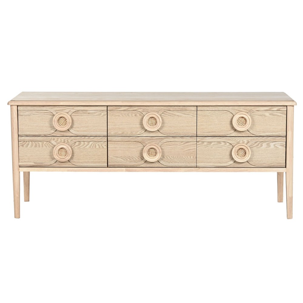 TV furniture Home ESPRIT Natural 120 x 40 x 50 cm