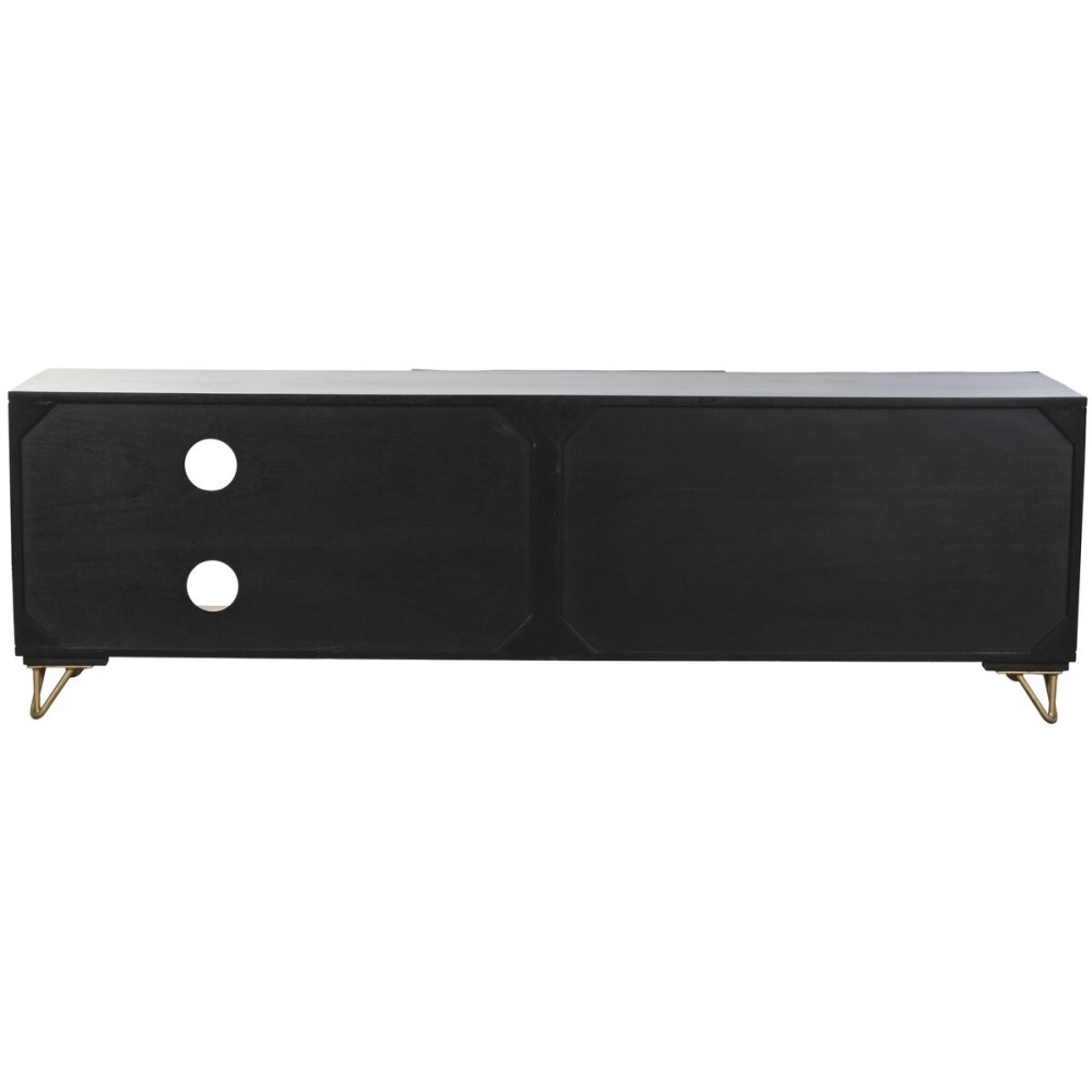 TV-Möbel Home ESPRIT Schwarz 160 x 40 x 50 cm