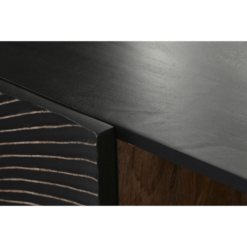 TV furniture Home ESPRIT Black 160 x 40 x 50 cm