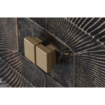 TV-Möbel Home ESPRIT Schwarz 160 x 40 x 50 cm