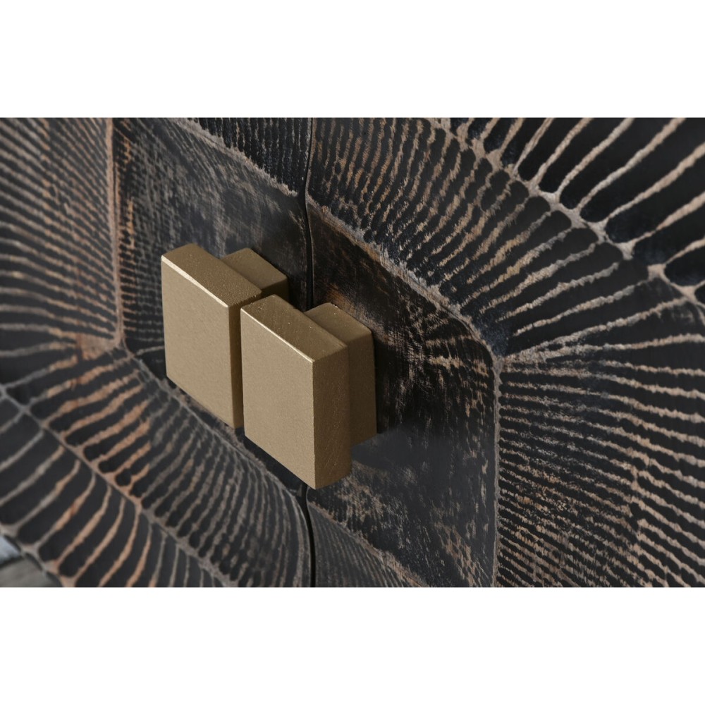 TV furniture Home ESPRIT Black 160 x 40 x 50 cm