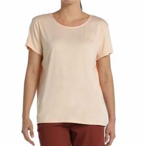 Damen Kurzarm-T-Shirt +8000 Acacia Beige