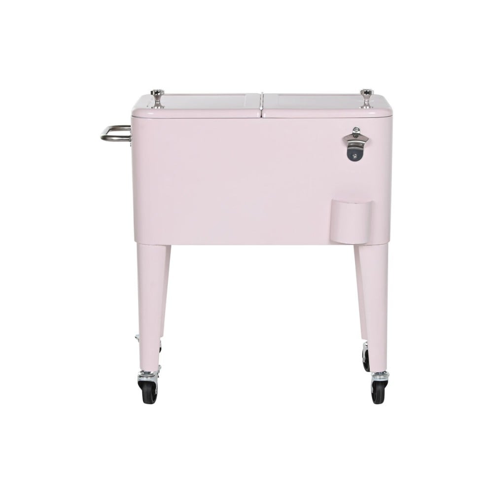 Tragbarer Kühlschrank Home ESPRIT Rosa Stahl Polypropylen 74 x 43 x 80 cm