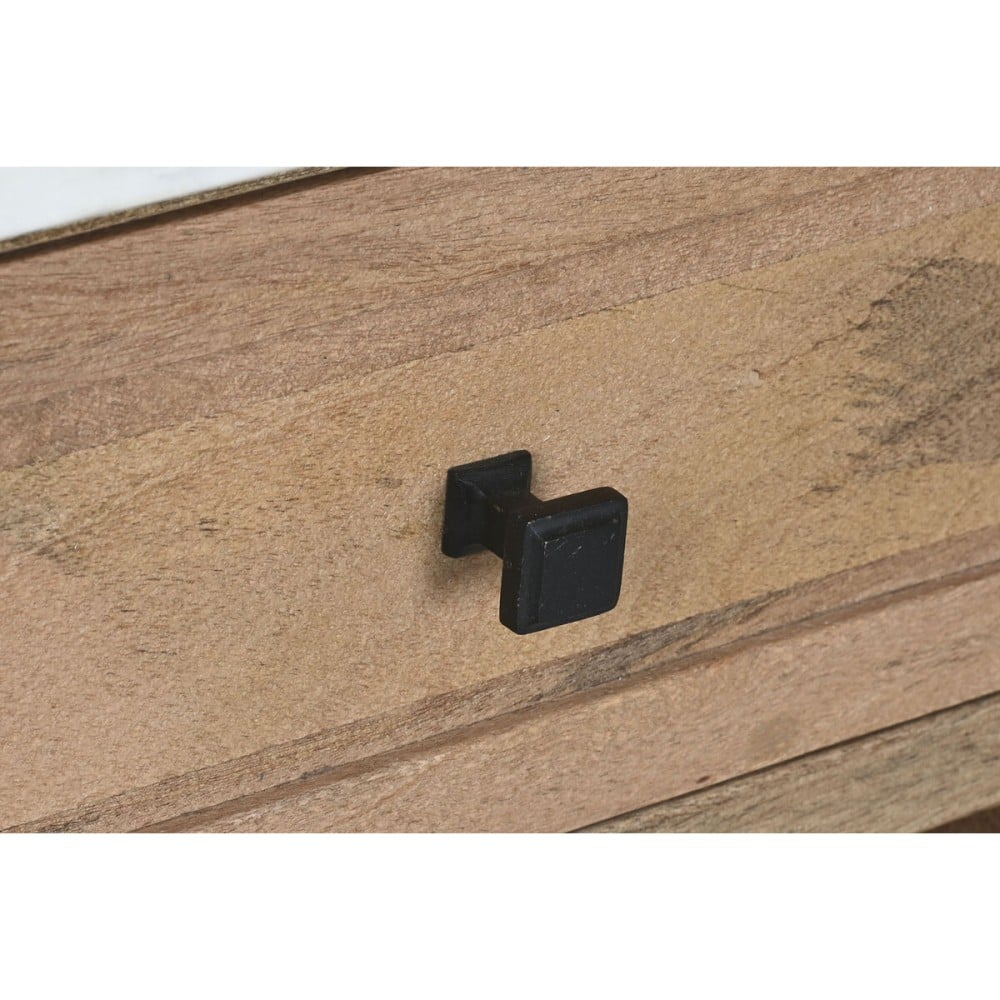 Waschtischunterschrank unter dem Waschbecken Home ESPRIT Weiß natürlich aus Keramik Mango-Holz 120 x 50 x 82 cm