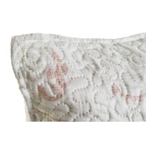 Kissen DKD Home Decor Weiß Polyester blumig 60 x 10 x 40 cm