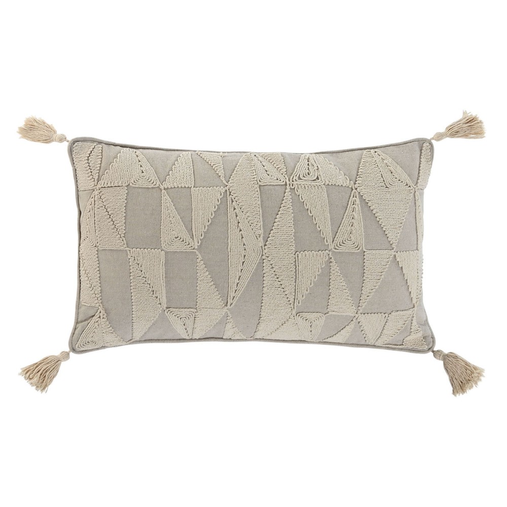 Kissen Home ESPRIT Beige natürlich Boho 50 x 8 x 30 cm