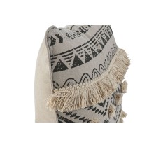 Kissen Home ESPRIT Weiß Schwarz Boho 45 x 8 x 45 cm