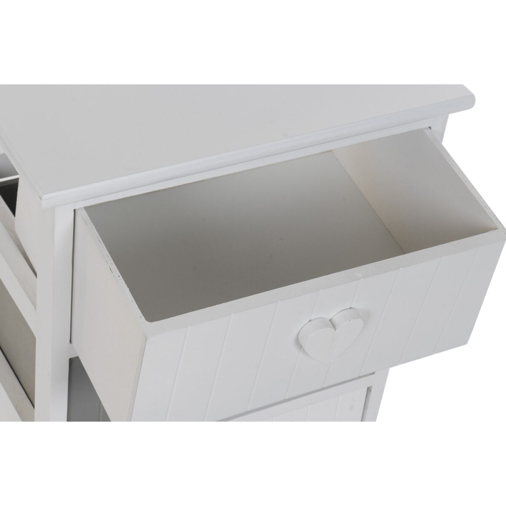 Chest of drawers Home ESPRIT White Grey 40 x 29 x 58 cm
