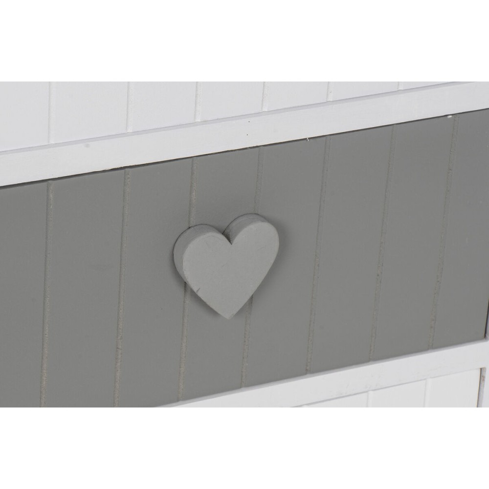 Chest of drawers Home ESPRIT White Grey 40 x 29 x 58 cm