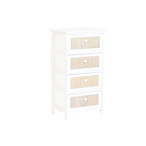 Schubladenschrank Home ESPRIT Weiß Cottage Decapé 40 x 29 x 73 cm