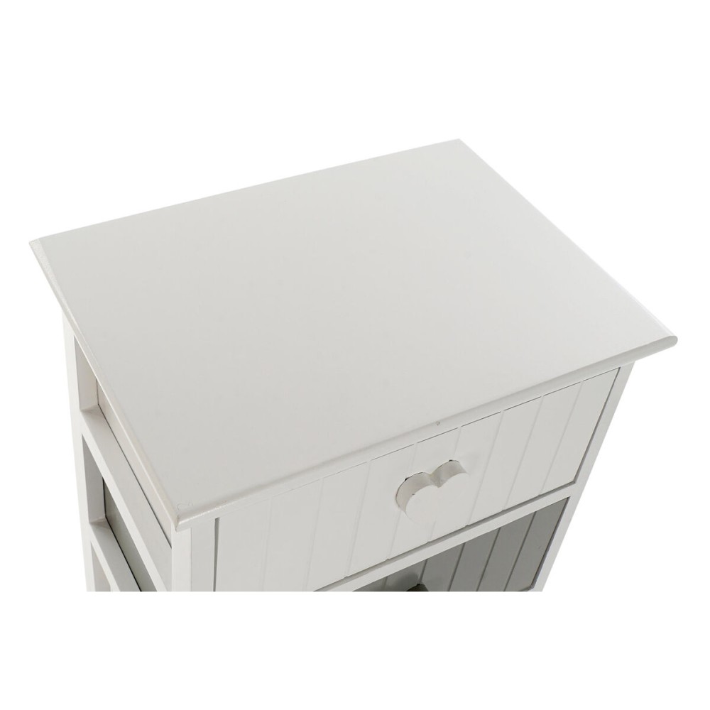 Chest of drawers Home ESPRIT White Grey 40 x 29 x 90 cm