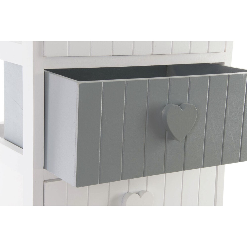 Chest of drawers Home ESPRIT White Grey 40 x 29 x 73 cm