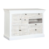 Schubladenschrank Home ESPRIT Weiß Abgenutzt 115 x 40 x 80 cm